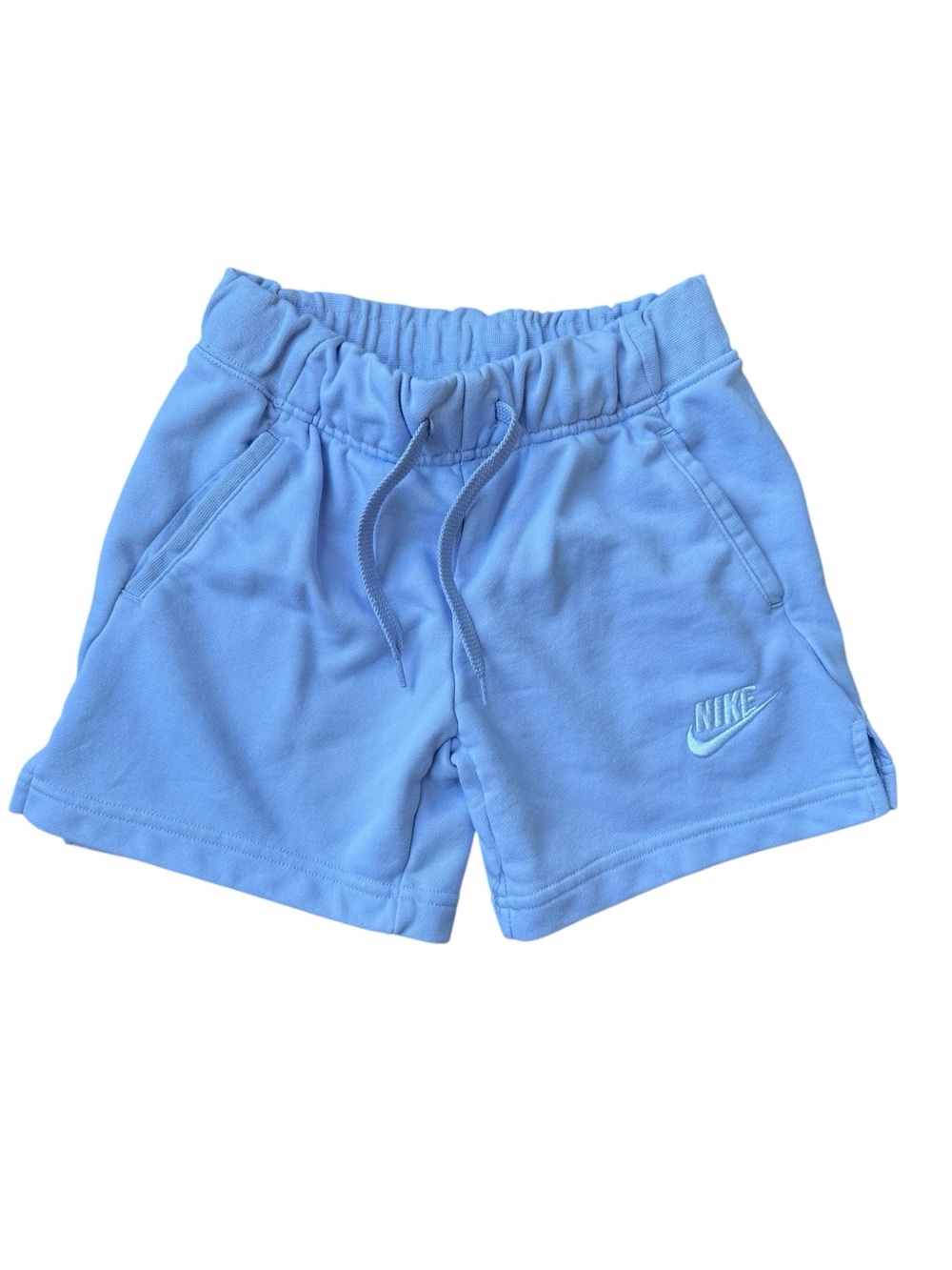 Nike Big Girls M Sportswear Club French Terry Shorts- Light Purple - Picture 1 of 4